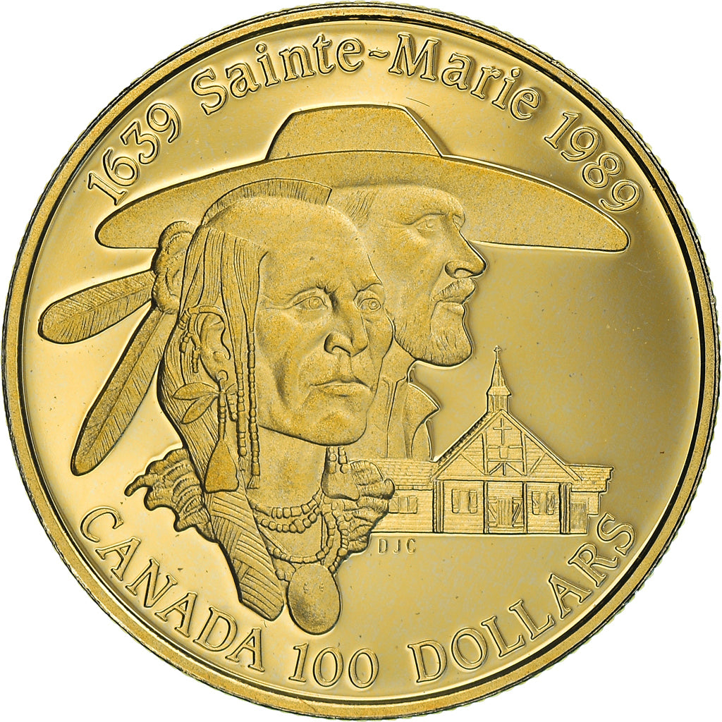 Münze, Kanada, Elizabeth II, 100 Dollars, 1989, Royal Canadian Mint, Ottawa