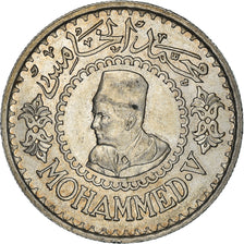 Moneta, Marocco, Mohammed V, 500 Francs, 1956/AH1376, Paris, SPL-, Argento