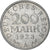 Moneta, NIEMCY, REP. WEIMARSKA, 200 Mark, 1923, Berlin, AU(50-53), Aluminium