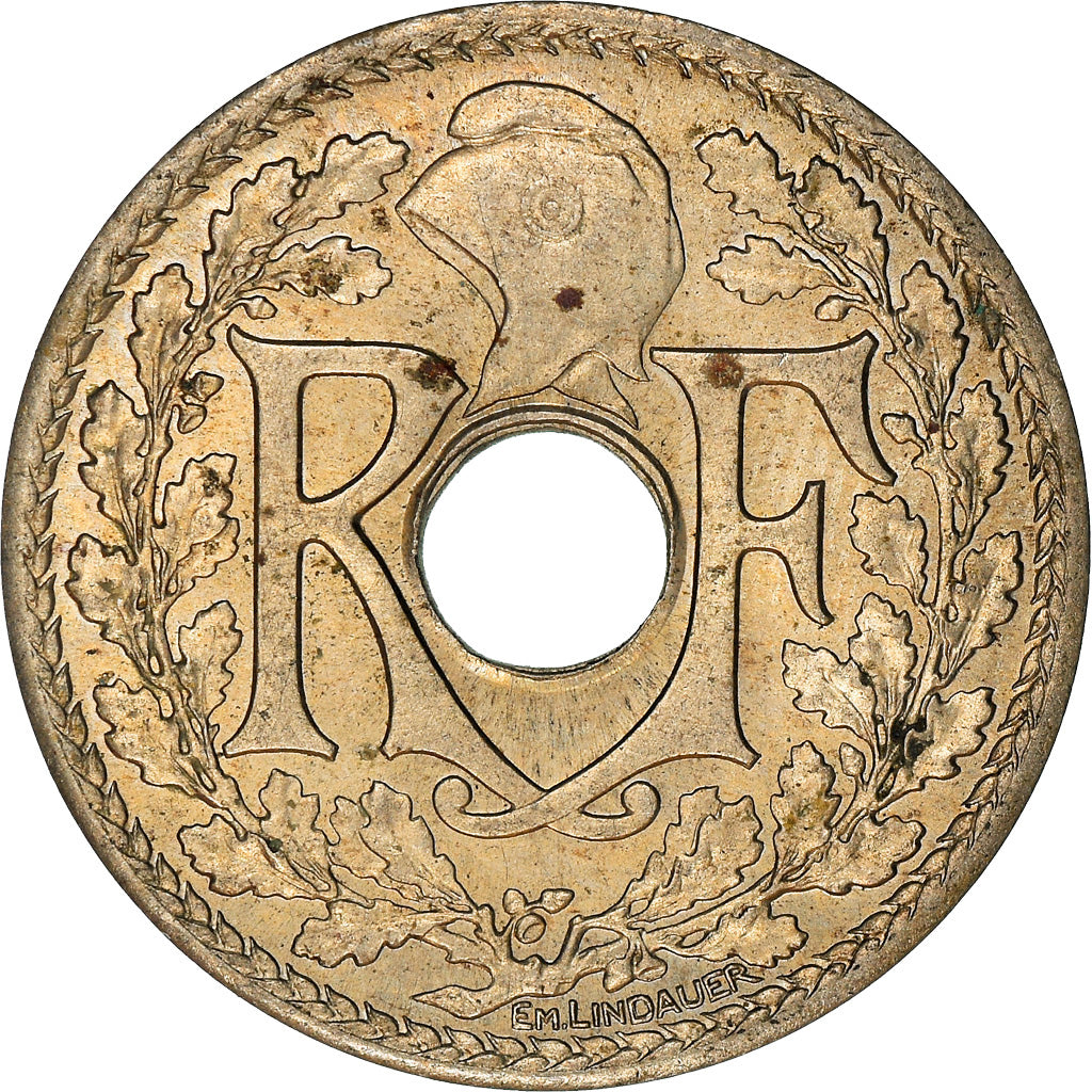 Munten, Frankrijk, Lindauer, 25 Centimes, 1940, PR, Nickel-Bronze, KM:867b