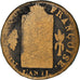 Moneta, Francja, ½ sol aux balances, 1/2 Sol, 1793, La Rochelle, VG(8-10)