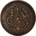Moeda, China, HUPEH PROVINCE, Kuang-hs, 10 Cash, Ching, EF(40-45), Cobre, KM:122