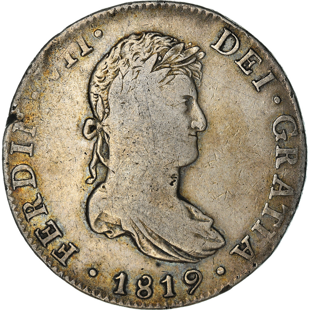 Monnaie, Mexique, Ferdinand VII, 8 Reales, 1819, Mexico City, TB, Argent, KM:111