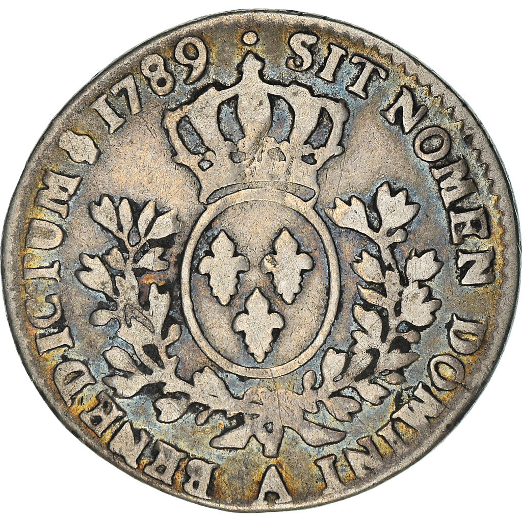 Münze, Frankreich, Louis XVI, 1/5 Écu, 24 Sols, 1/5 ECU, 1789, Paris, S+