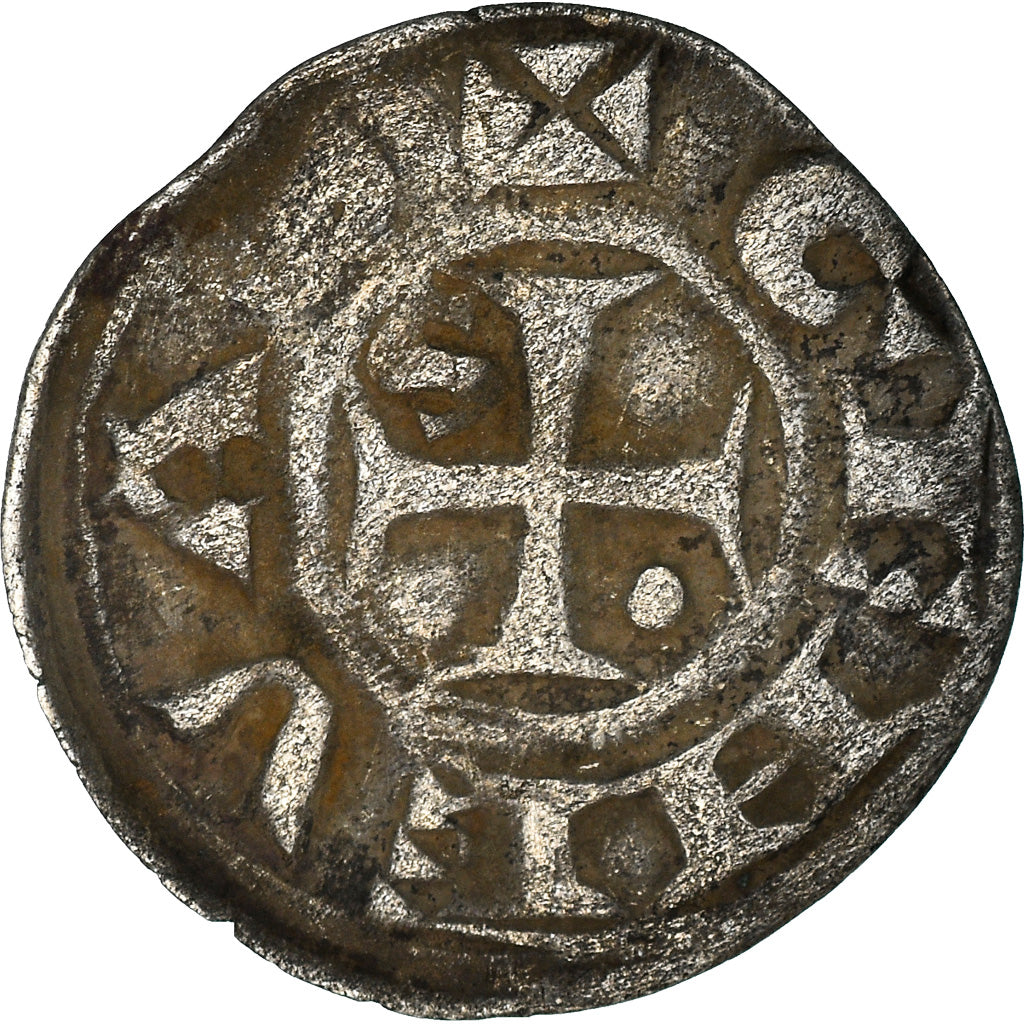 Coin, Switzerland, Denier, XIVth Century, Genève, VF(30-35), Billon