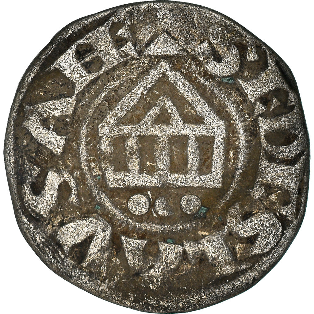 Monnaie, Suisse, Evêché de Lausanne, Denier, XIIIth Century, Genève, TB