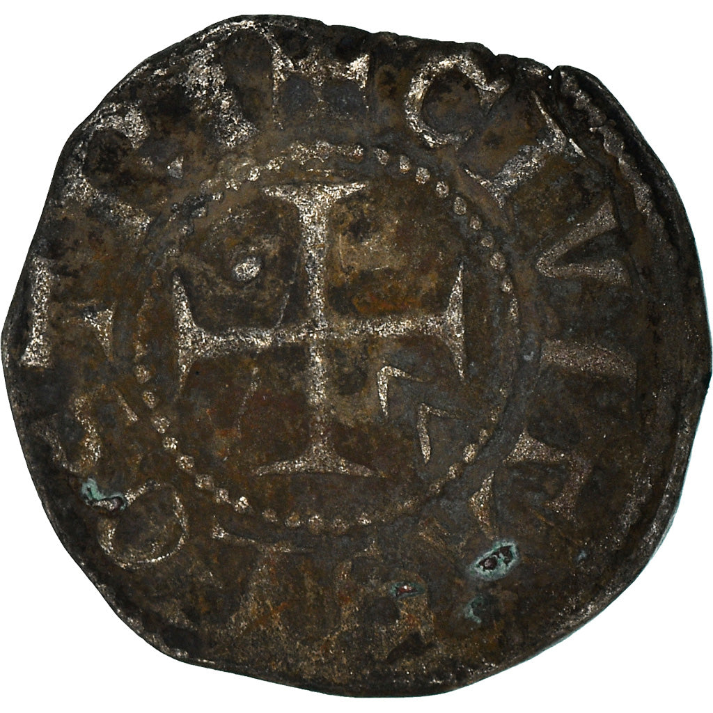 Moneta, Szwajcaria, Evêché de Lausanne, Denier, XIIIth Century, Genève