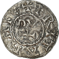 Moneda, Francia, Conan IV, Denier, XIIth century, Rennes, Rare, EBC, Vellón
