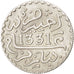 MOROCCO, 1/10 Rial, Dirham, 1912, bi-Bariz, KM #30, AU(55-58), Silver, Lecompte.