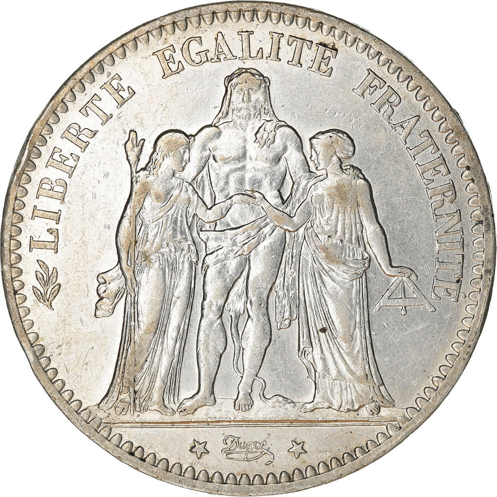 Monnaie, France, Hercule, 5 Francs, 1876, Paris, TTB+, Argent, Gadoury:745a