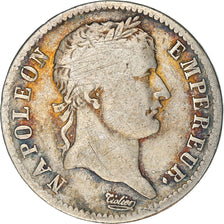 Moneta, Francja, Napoléon I, Franc, 1808, Lille, VF(30-35), Srebro, KM:682.14