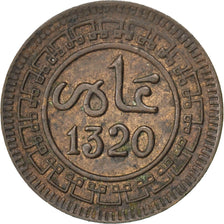 Marocco, 'Abd al-Aziz, Muzuna, 1902, Birmingham, BB, Bronzo, KM:14.1, Lecompt...