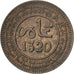 Marocco, 'Abd al-Aziz, Muzuna, 1902, Birmingham, BB, Bronzo, KM:14.1, Lecompt...