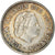 Munten, Nederlandse Antillen, Juliana, 1/4 Gulden, 1960, ZF+, Zilver, KM:4