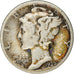 Moneta, USA, Mercury Dime, Dime, 1935, U.S. Mint, San Francisco, VF(30-35)