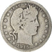 Moneda, Estados Unidos, Barber Quarter, Quarter, 1915, U.S. Mint, Denver, BC+