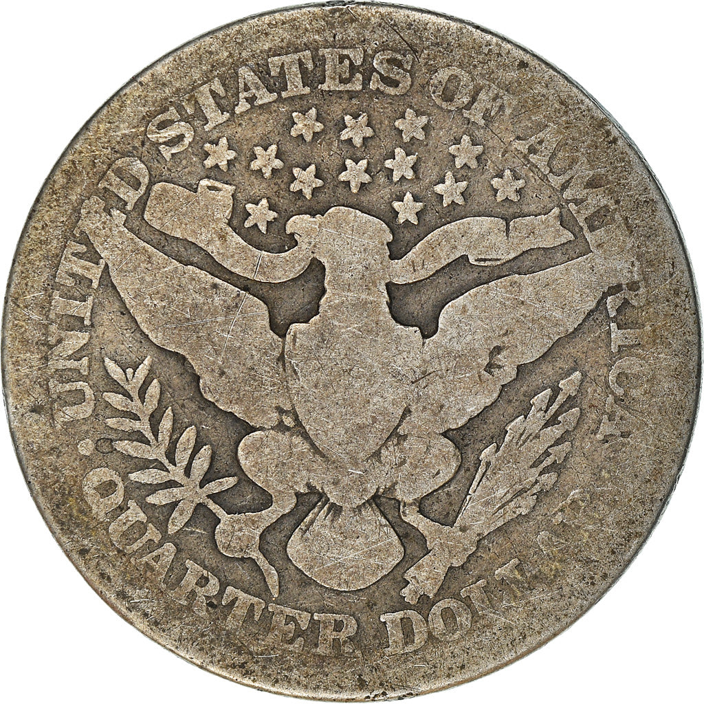 Moneta, Stati Uniti, Barber Quarter, Quarter, 1916, U.S. Mint, Philadelphia, B+