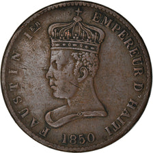 Münze, Haiti, 6-1/4 Centimes, 1850, SS, Kupfer, KM:38