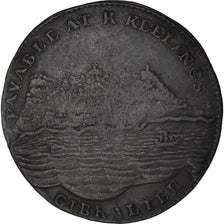 Monnaie, Gibraltar, 2 Quarts, 1802, TB+, Cuivre, KM:Tn2.2