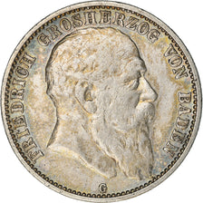 Moneta, Stati tedeschi, BADEN, Friedrich I, 2 Mark, 1904, Stuttgart, BB