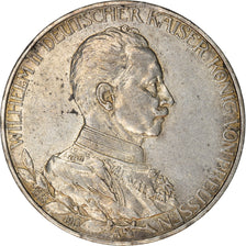Monnaie, Etats allemands, PRUSSIA, Wilhelm II, 3 Mark, 1913, Berlin, TTB+