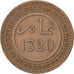 Marocco, 'Abd al-Aziz, 10 Mazunas, 1902, Berlin, BB, Bronzo, KM:17.1, Lecompt...