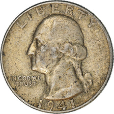 Munten, Verenigde Staten, Washington Quarter, Quarter, 1941, U.S. Mint