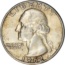 Monnaie, États-Unis, Washington Quarter, Quarter, 1962, U.S. Mint