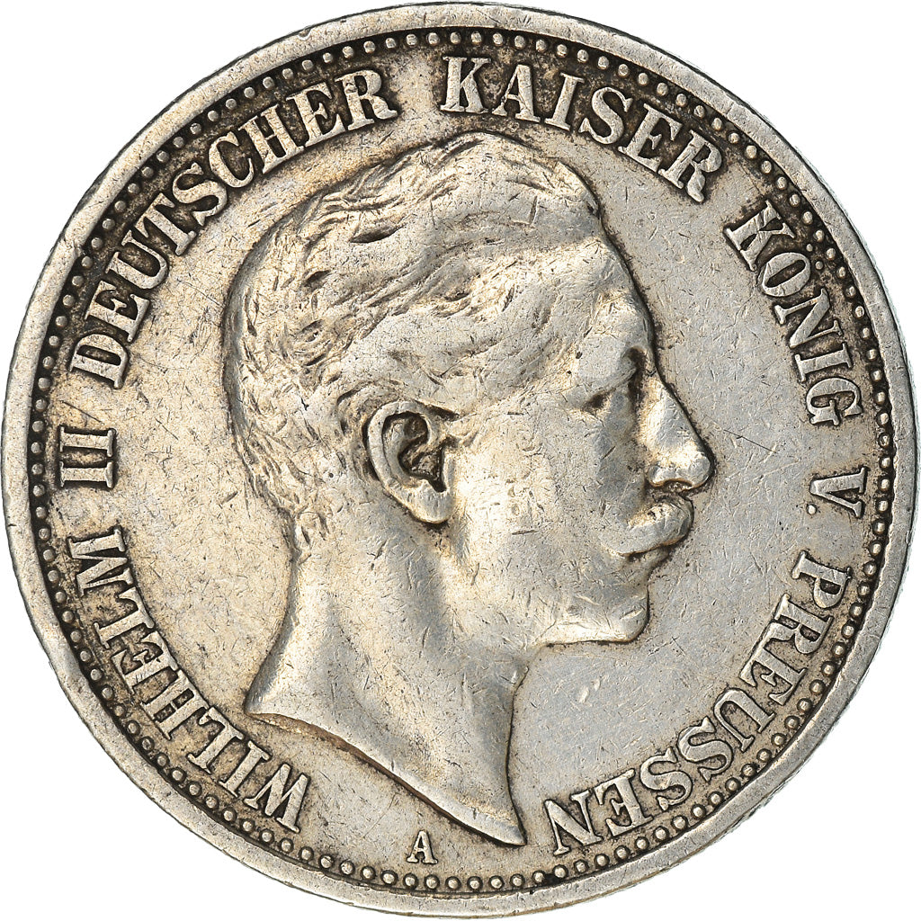 Coin, German States, PRUSSIA, Wilhelm II, 2 Mark, 1904, Berlin, EF(40-45)
