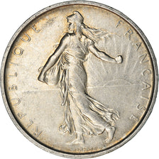 Moneda, Francia, Semeuse, 5 Francs, 1969, MBC+, Plata, KM:926, Gadoury:770