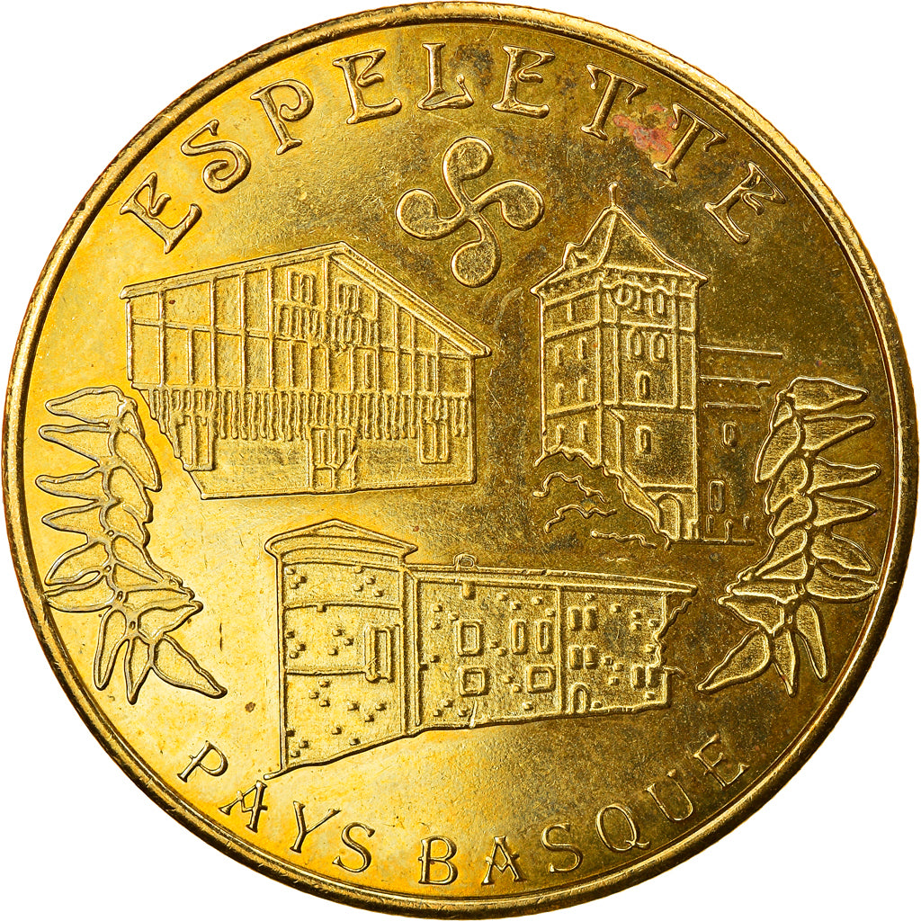 France, Token, Tourist Token, Espelette, Pays Basque, Geography, AU(55-58)