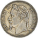 Moeda, França, Napoléon III, 5 Francs, 1867, Strasbourg, EF(40-45), Prata