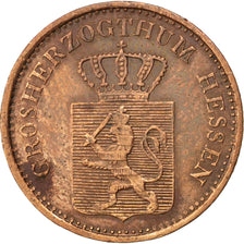 Coin, German States, HESSE-DARMSTADT, Ludwig III, Pfennig, 1868, EF(40-45)