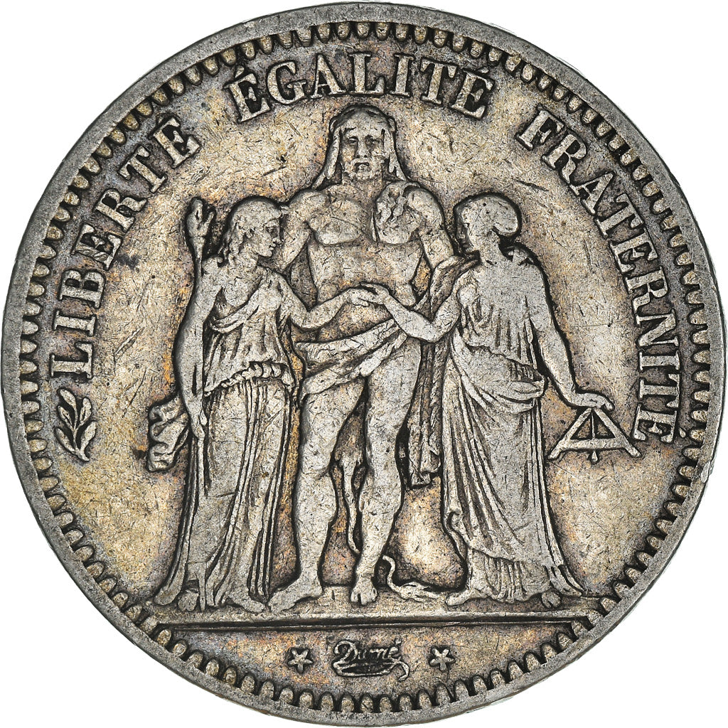 Coin, France, Hercule, 5 Francs, 1849, Paris, VF(30-35), Silver, KM:756.1