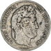 Coin, France, Louis-Philippe, 5 Francs, 1836, Rouen, VF(20-25), Silver