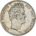Moneta, Francia, Louis-Philippe, 5 Francs, 1830, Lyon, MB+, Argento, KM:735.4