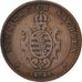 Moneta, Stati tedeschi, SAXONY-ALBERTINE, Johann, 5 Pfennig, 1862, BB, Rame