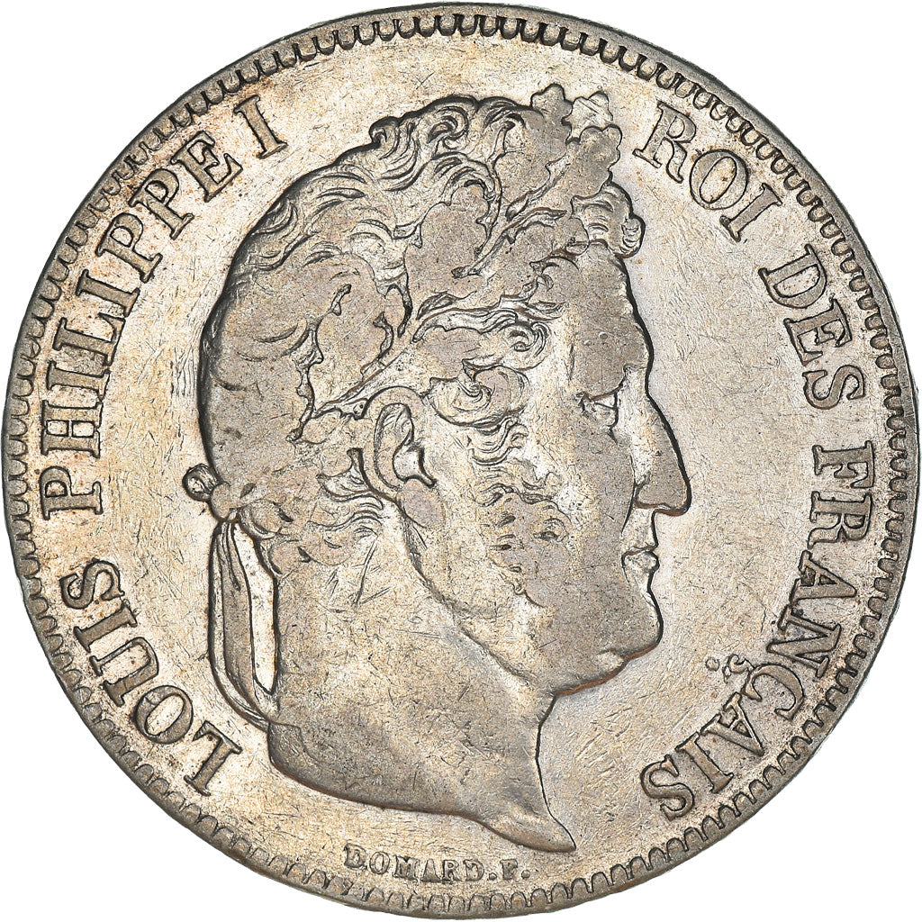 Coin, France, Louis-Philippe, 5 Francs, 1838, Lille, VF(20-25), Silver