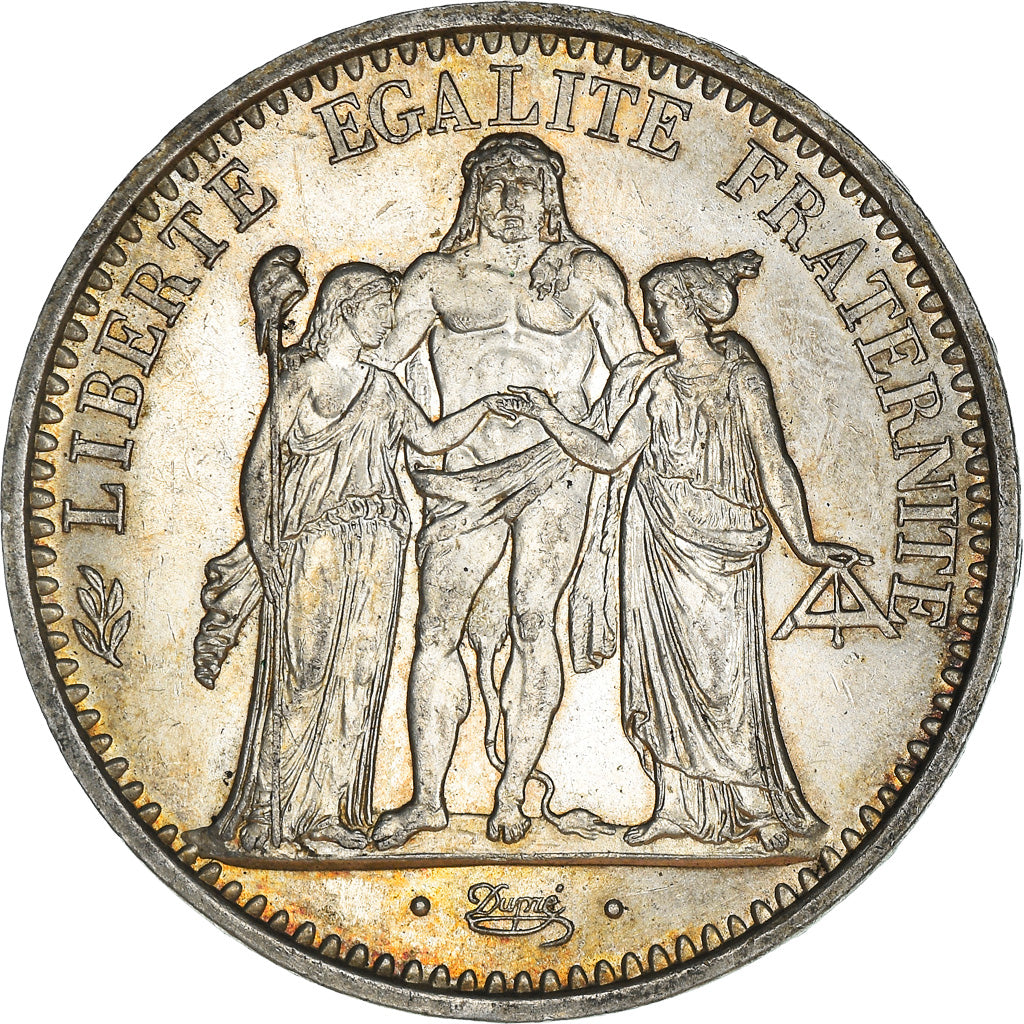Coin, France, Hercule, 10 Francs, 1972, Paris, AU(50-53), Silver, KM:932