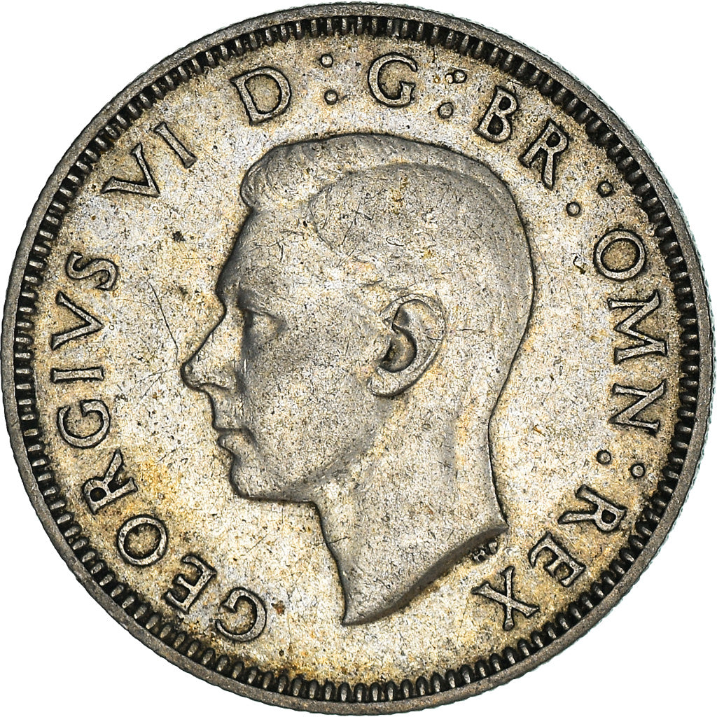 Coin, Great Britain, George VI, Shilling, 1939, EF(40-45), Silver, KM:854