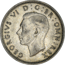 Coin, Great Britain, George VI, Shilling, 1942, AU(50-53), Silver, KM:854