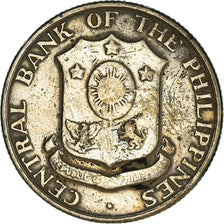 Moneta, Filipiny, 25 Centavos, 1958, VF(20-25), Miedź-Nikiel-Cynk, KM:189.1