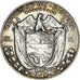 Coin, Panama, 1/4 Balboa, 1947, EF(40-45), Silver, KM:11.1