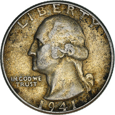Moneta, Stati Uniti, Washington Quarter, Quarter, 1941, U.S. Mint, Philadelphia