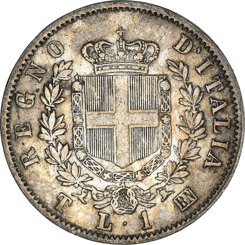 Monnaie, Italie, Vittorio Emanuele II, Lira, 1863, Torino, TTB, Argent, KM:5a.2