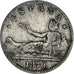 Coin, Spain, Provisional Government, Peseta, 1870, Madrid, VF(20-25), Silver