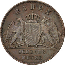 GERMAN STATES, Kreuzer, 1871, KM #242, EF(40-45), Copper, 21.6, 4.26