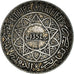 Coin, Morocco, Mohammed V, 5 Francs, 1933, Paris, EF(40-45), Silver, KM:37