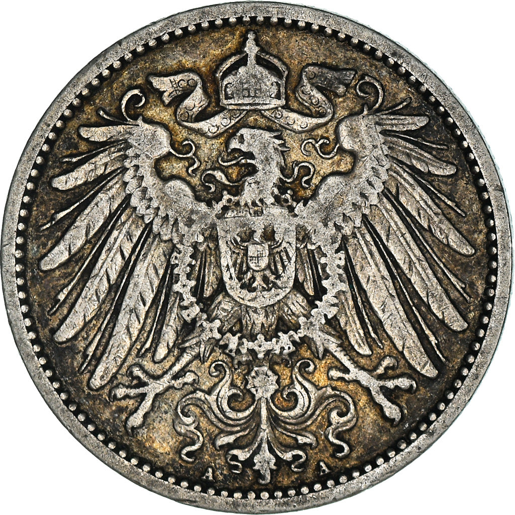 Moneda, ALEMANIA - IMPERIO, Wilhelm II, Mark, 1900, Berlin, MBC, Plata, KM:14