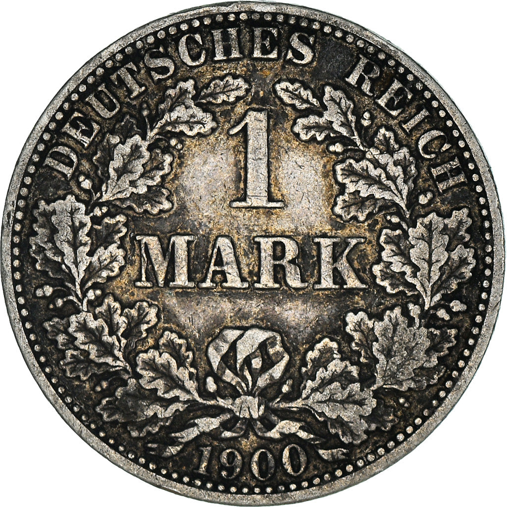 Moneda, ALEMANIA - IMPERIO, Wilhelm II, Mark, 1900, Berlin, MBC, Plata, KM:14